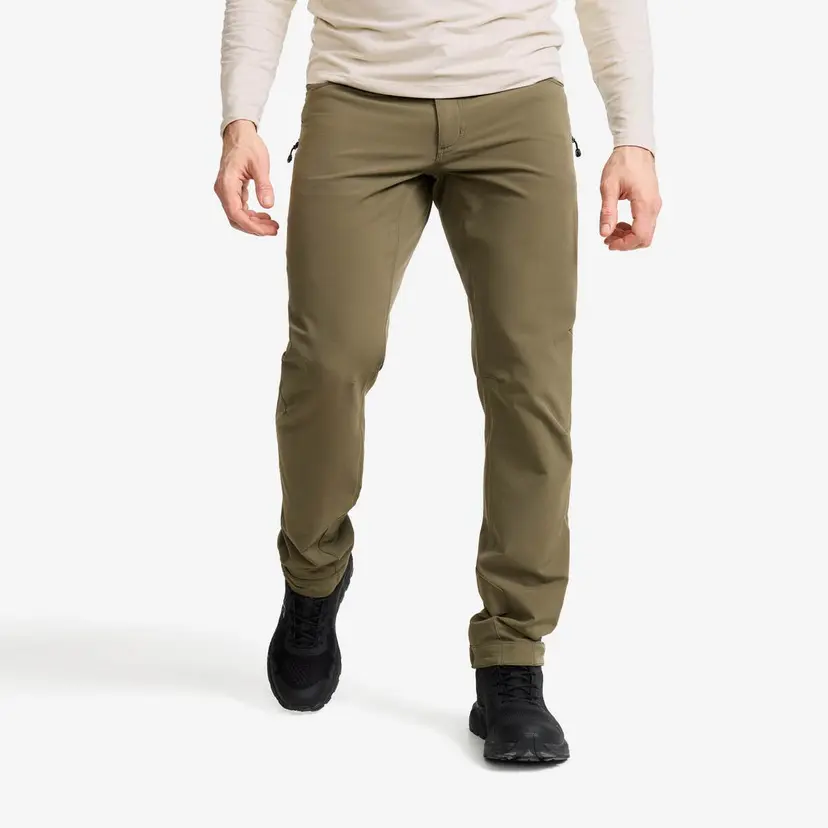 RevolutionRace Explorer Outdoor Jeans Herre Light Moss Gray