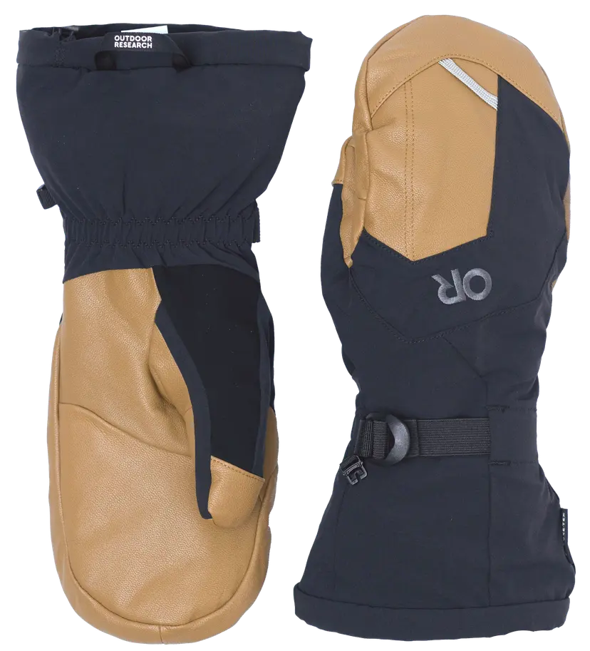 Outdoor Research Outdoor Research Arete Modular Gore-Tex Mitts Black/Dark Natural