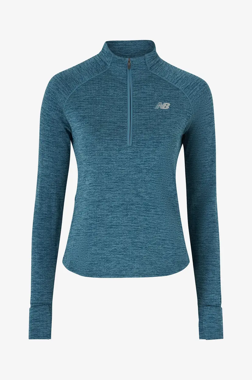 New Balance Funksjonstrøye Athletics Heat Grid Half Zip - Lilla