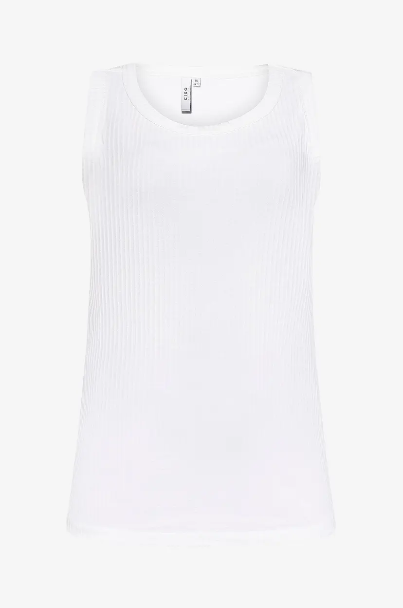 Ciso Singlet Top - Hvit