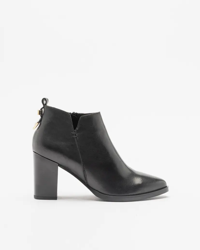 PROF PROF P2594 Black Ankle Boots