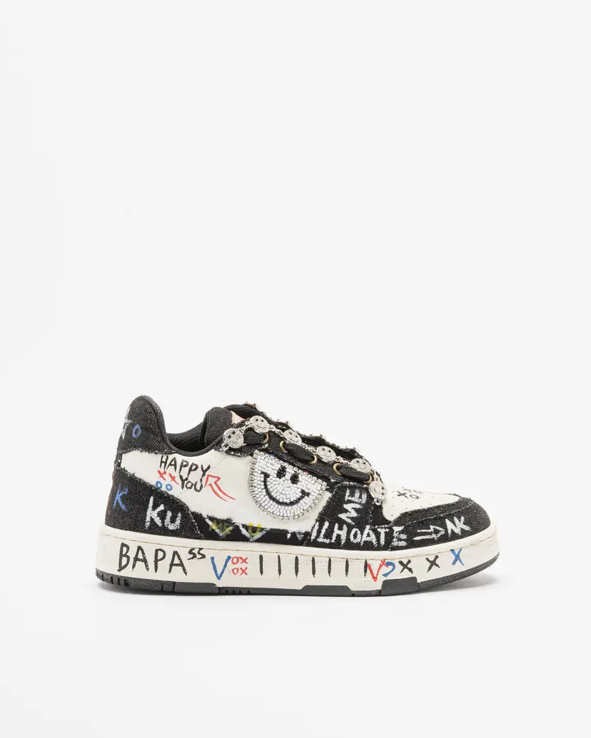 Nan-Ku Couture Nan-Ku Couture EFE-05 Black Sneakers