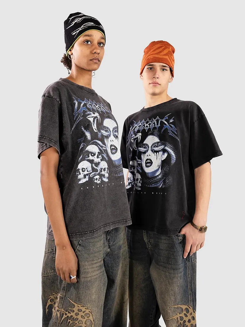 Vitriol Vitriol Serpents Reign Boxy T-skjorte svart