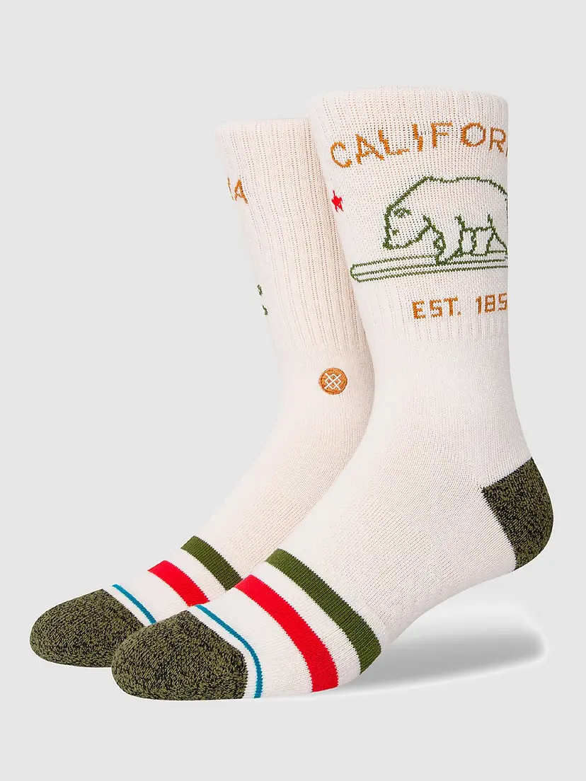 Stance Stance California Republic 2 Socks hvit