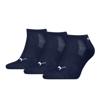 Puma Puma Strømper 3P Cushioned Ankle Sock Marine Str 43/46