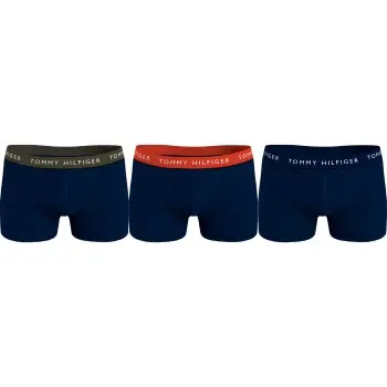 Tommy Hilfiger Tommy Hilfiger 3P Logo Essential Trunks Mørkblå Herre