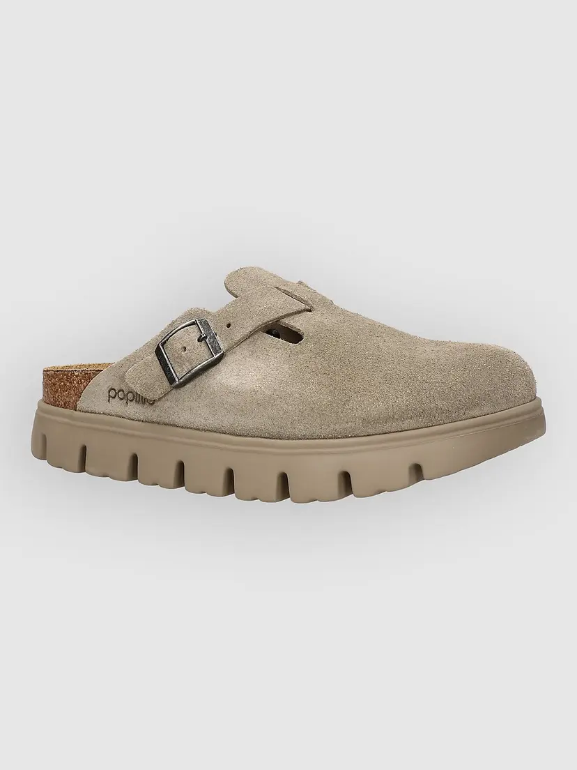 Birkenstock Birkenstock Boston Chunky Suede Leather Sandaler brun