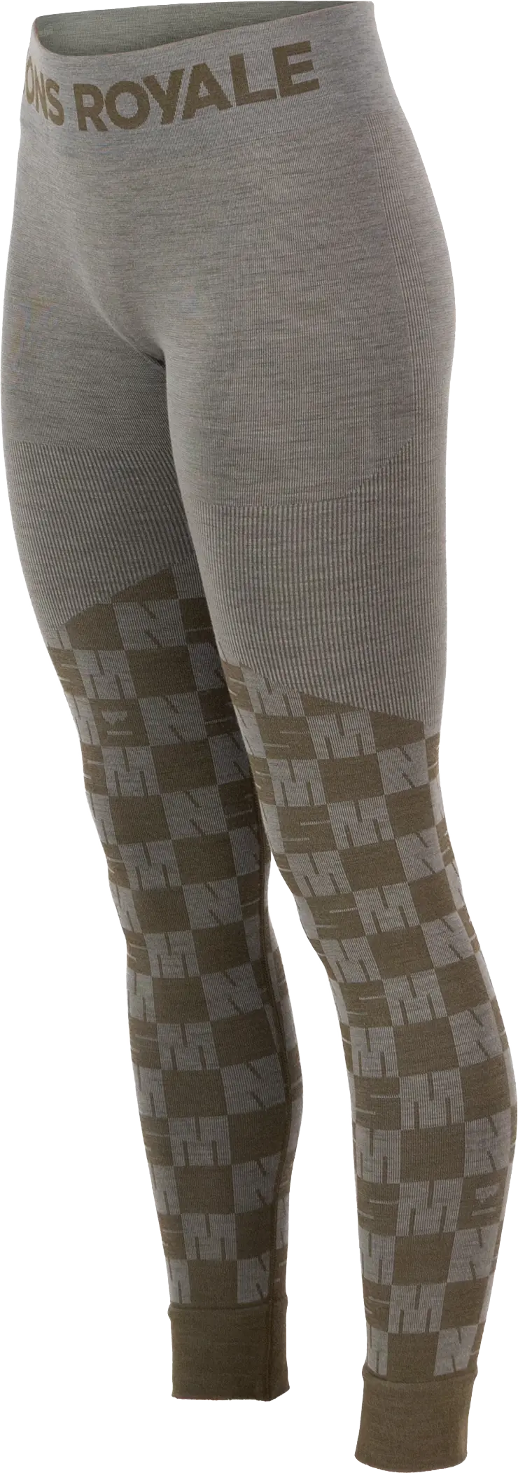 Mons Royale Mons Royale Women's Ascender Merino Seamless Legging Dried Sage/Dark Olive