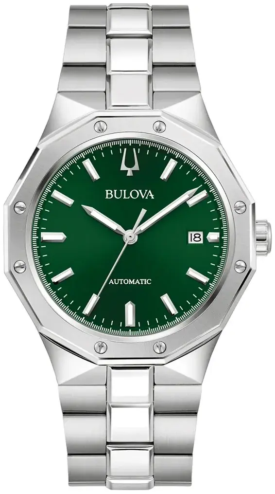 Bulova Bulova Herreklokke 96B464 Classic Grønn/Stål Ø40 mm