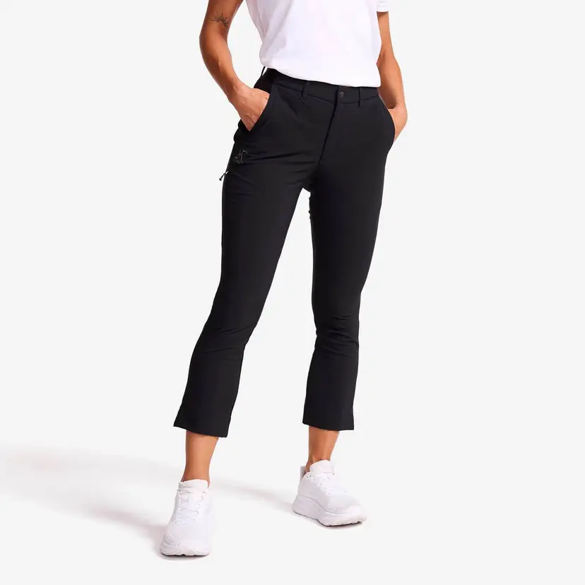 RevolutionRace Variety High-waist Cropped Pants Dame Black