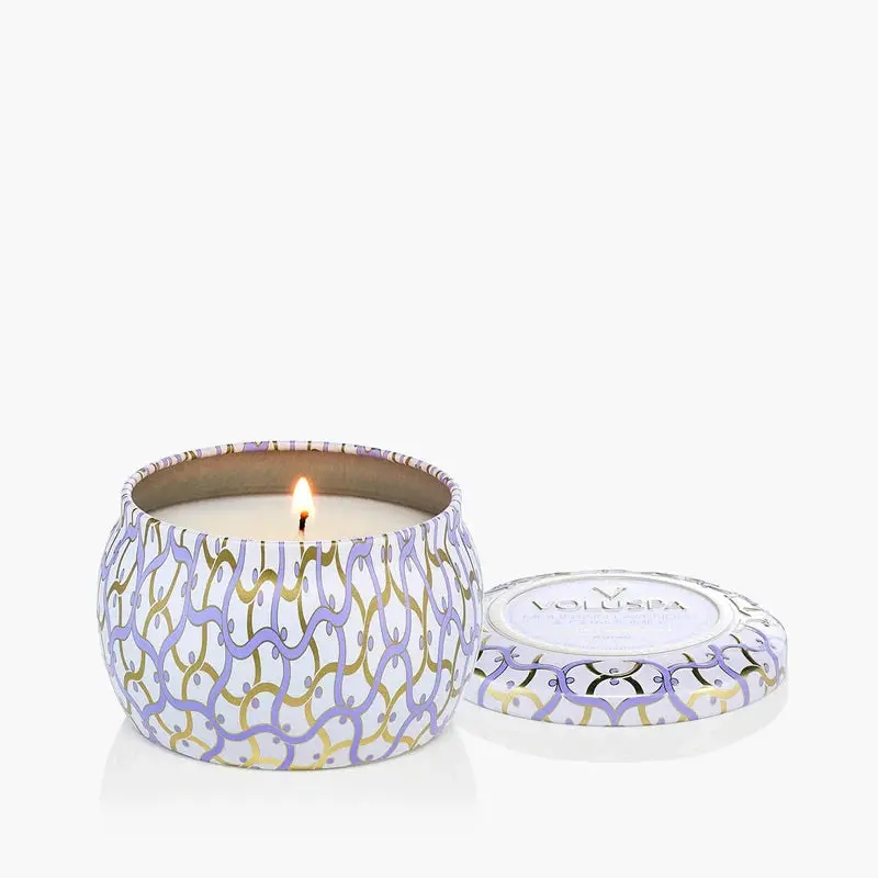 VOLUSPA Mini Tin Candle 113g - Mountain Lavender & Chamomile