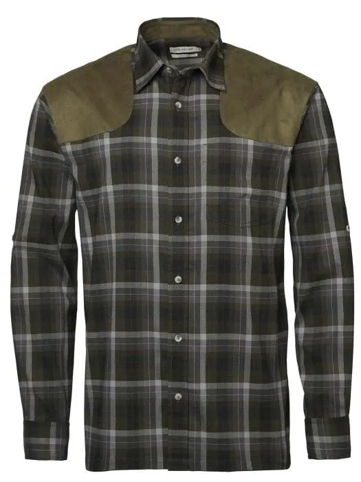 Chevalier Chevalier Chill Coolmax Shirt Men Fern Green Checked