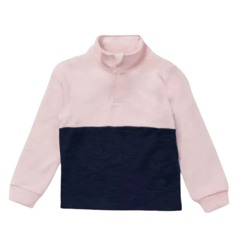 Lillelam Lillelam - Genser Half Zip Active - Himmelrosa