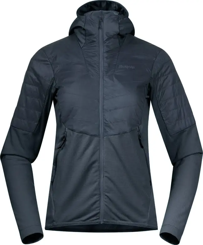 Bergans Bergans Women's Senja Midlayer Hood Jacket Orion Blue