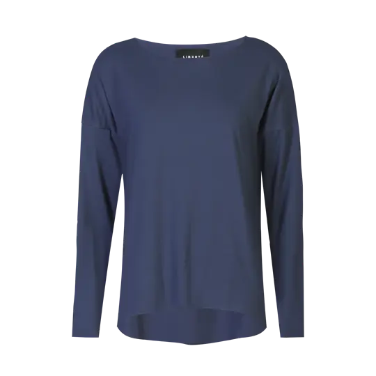 Liberté essentiel Liberté - Alma Fleece Ls Top - Navy