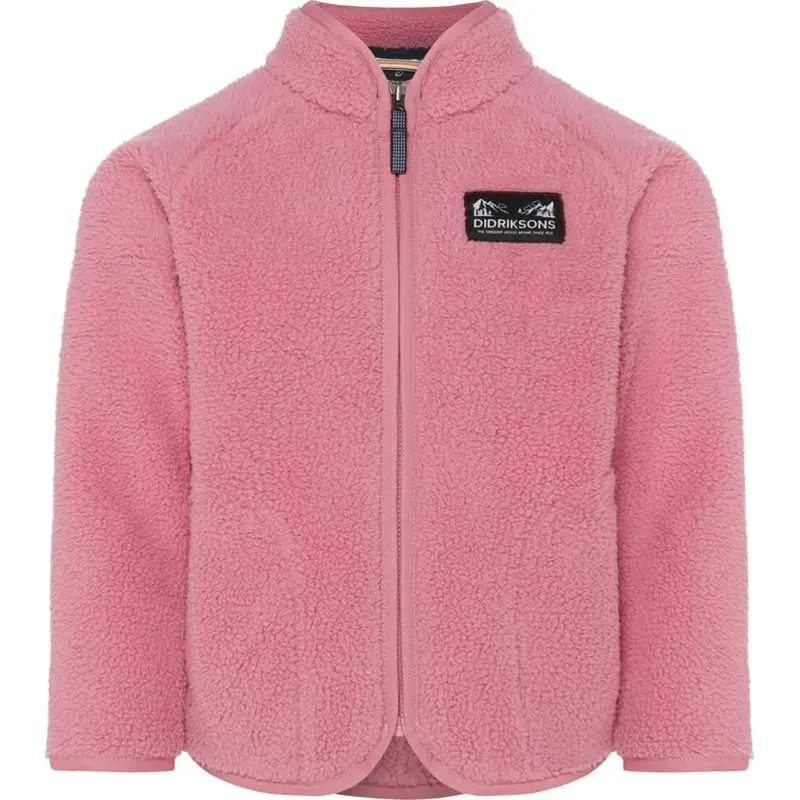 Didriksons Didriksons Gibbs Kids Fullzip 2 Heather Pink
