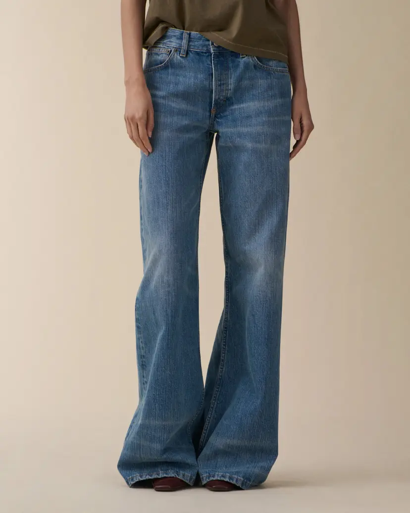 Jeanerica Kyoto Mid Blue Righe - L32W28