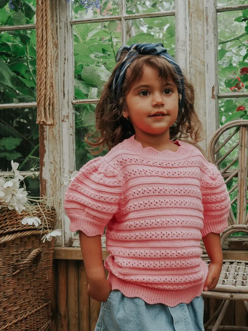 Fliink Fliink Magic Puff Bluse Rosa (98 /3 år)