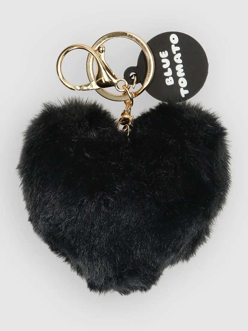 Blue Tomato Blue Tomato Heart Bag Charm svart