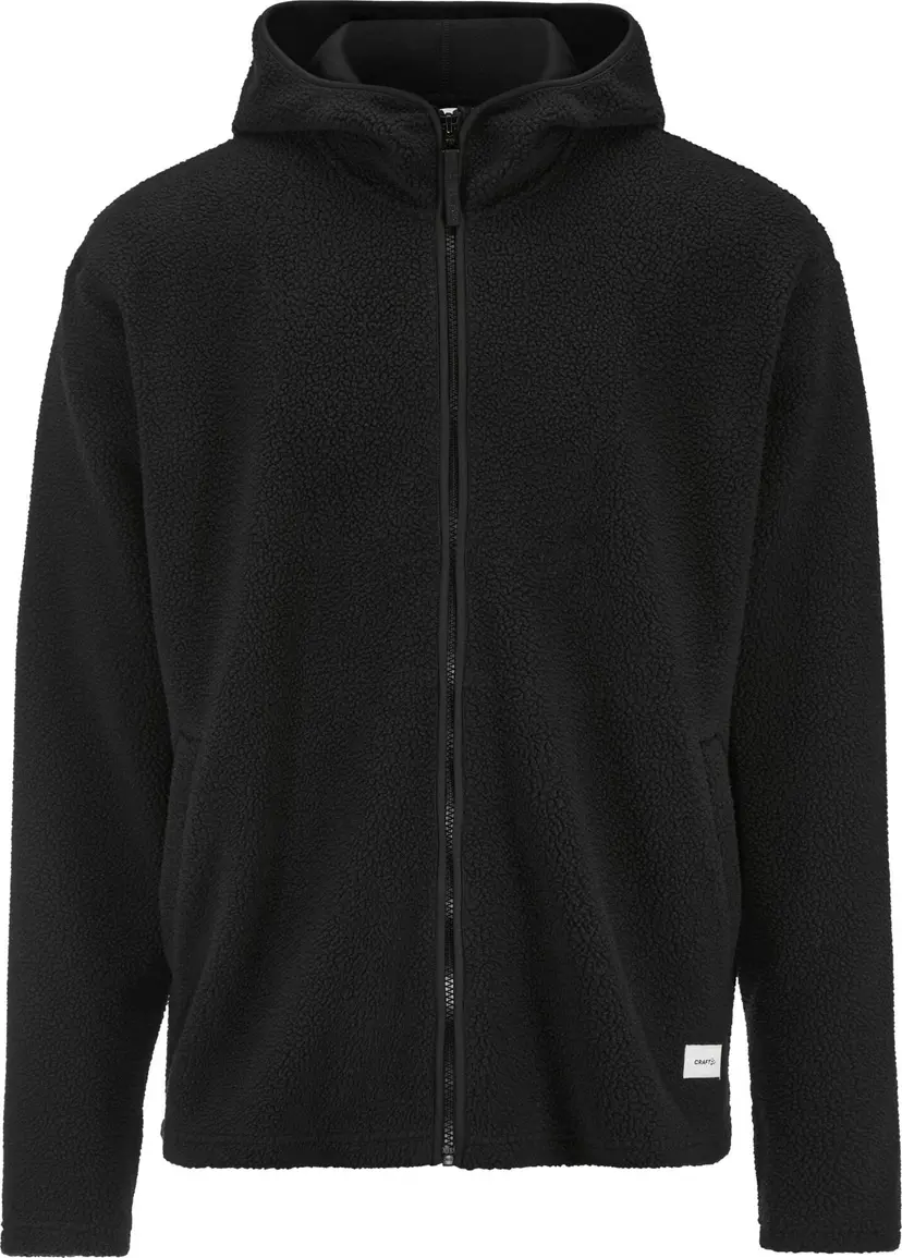 Craft Craft Men's Join Pile Fleece Full Zip Hood Black