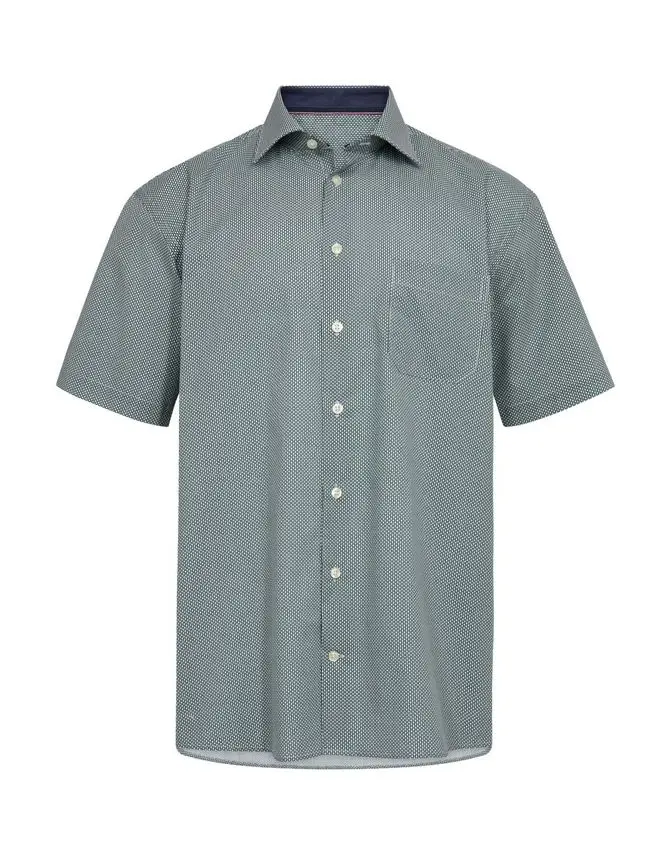Black Blue Shirt s/s regular fit