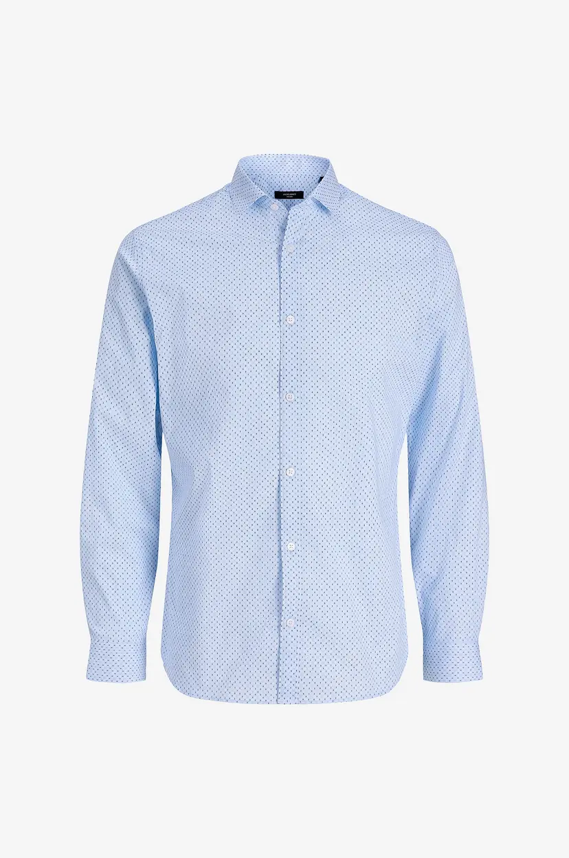 Jack & Jones Skjorte jprBlablackpool Print LS - Blå