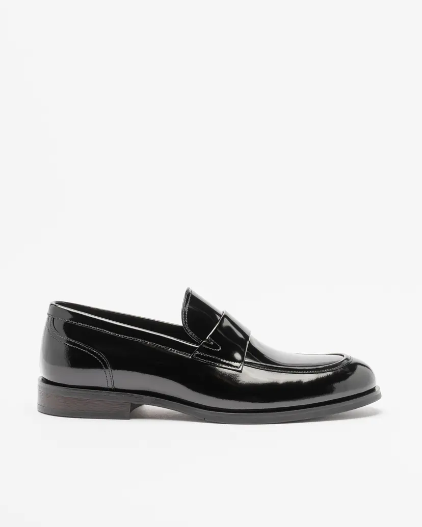 PROF PROF A6-T229-162AB21 Black Moccasins