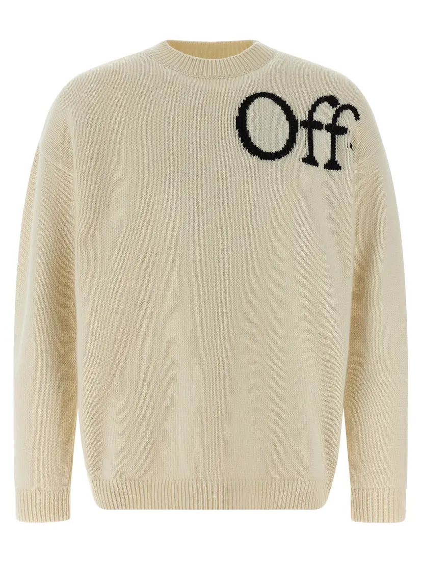 Off White Off-White Strikkegensere – Beige