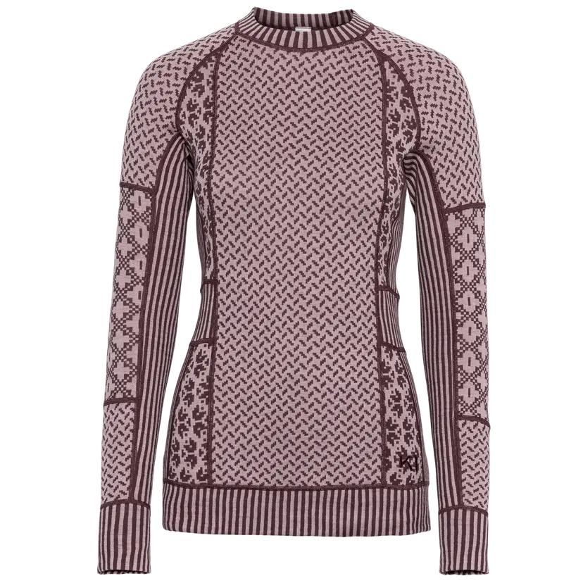 Kari Traa Kari Traa Women's Smekker Long Sleeve Cocoa Powder