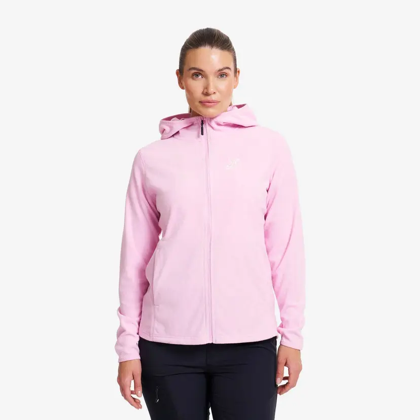 RevolutionRace Hiker Fleece Hoodie Dame Bright Pink