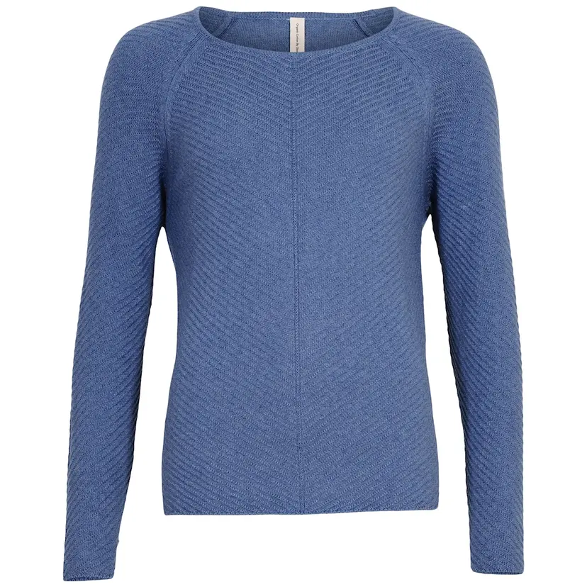 Skovhuus Skovhuus Kvinne Strikket genser Blue Melange XXXL