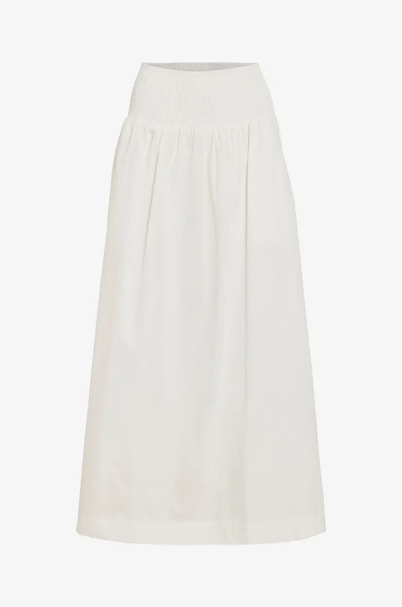 Vila Maxi skjørt viMia HW Maxi Skirt - Hvit