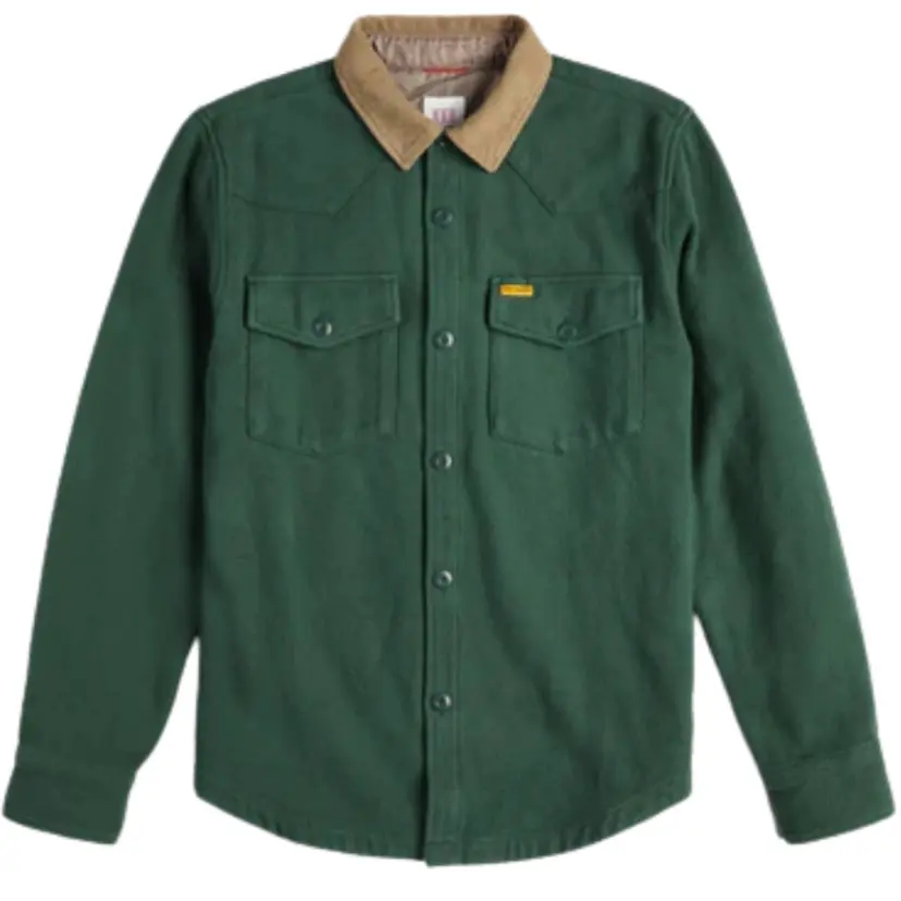 Topo Designs Topo Designs M's Onlooker Twill Shirt Jacket Forest