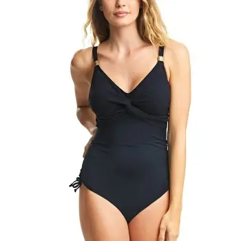 Fantasie Fantasie Ottawa Underwire Twist Swimsuit Svart polyamid E 70 Dame