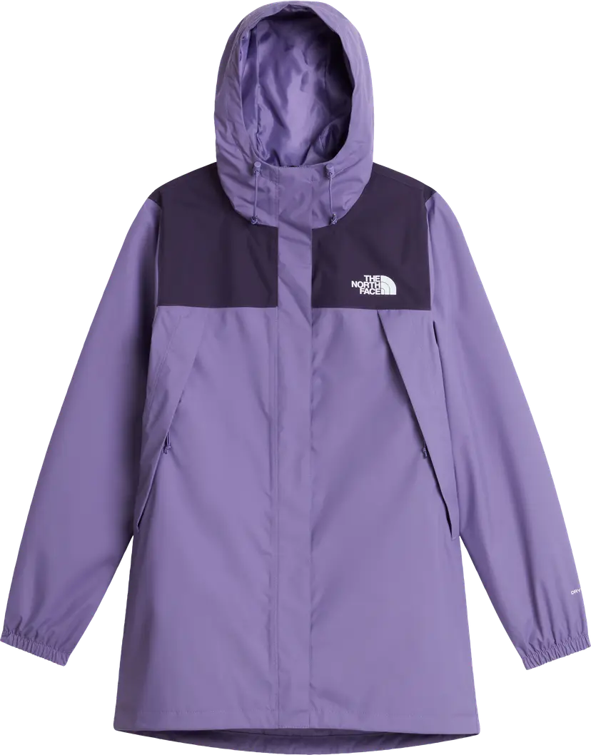 The North Face The North Face Women's Antora Rain Parka Grounded Plum/Endless Dusk