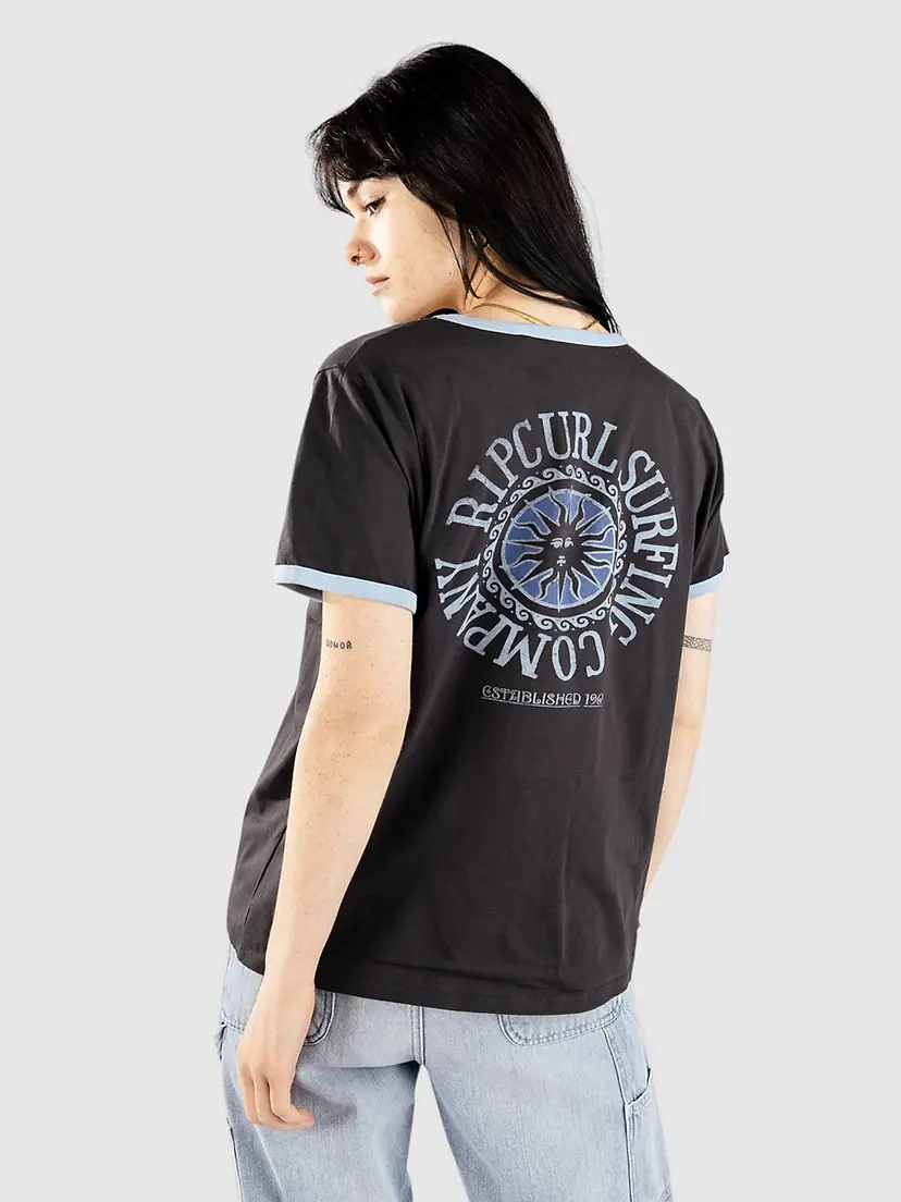 Rip Curl Rip Curl San Carlos Ringer T-skjorte svart
