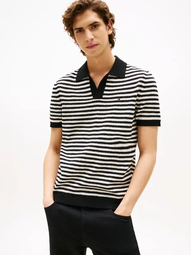 Tommy Hilfiger KNITTED TEXTURED POLO