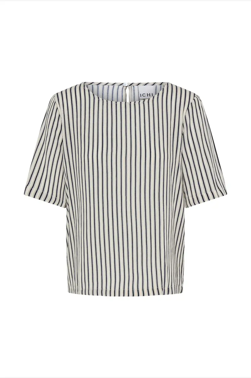 Ichi Bluse ihMarrakech Aop - Blå