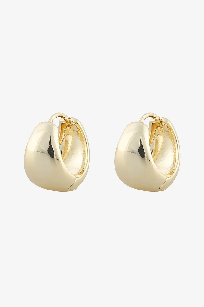 Snö Of Sweden Øreringer Core Pure Oval Ear - Gull