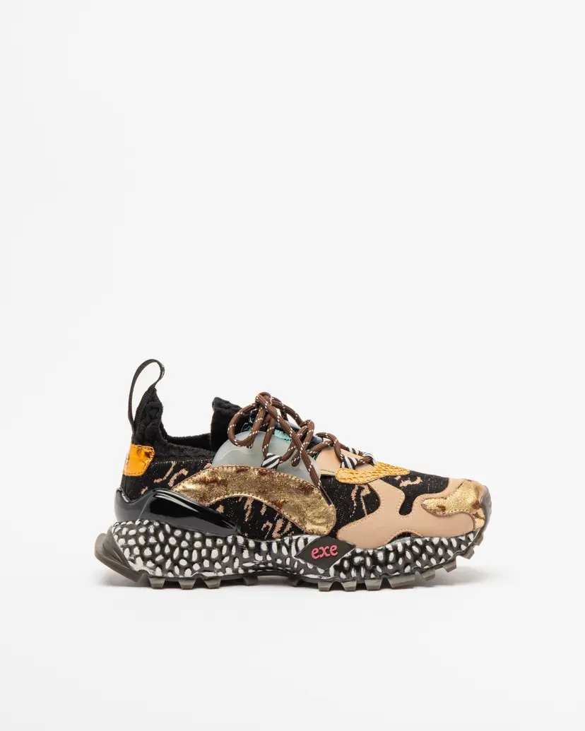 Exé Exé 928-16 Black Sneakers