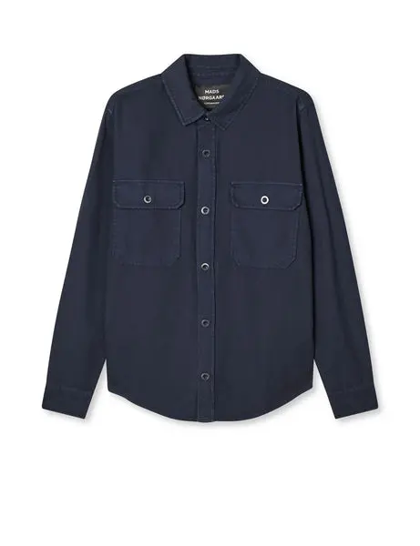 MADS NØRGAARD Dyed Canvas Skyler Shirt