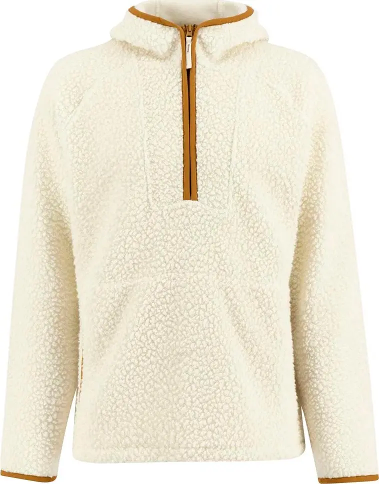 Ulvang Ulvang Unisex Re Orbit Hooded Half Zip Wool Pile Off White