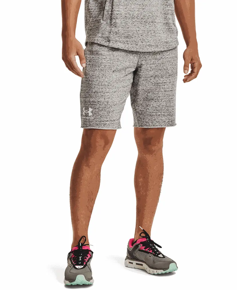 Under Armour Under Armour Rival Terry Short Onyx White