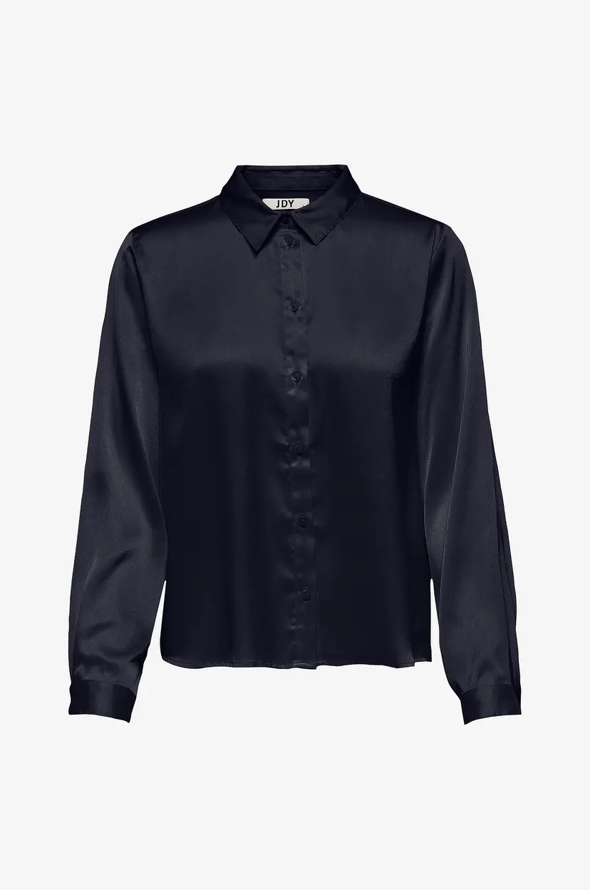 JDY Skjorte jdyFifi Life L/S Short Shirt Wvn - Blå