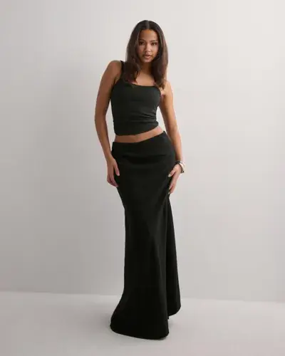Neo Noir Neo Noir - Svart - Viso Linen Skirt