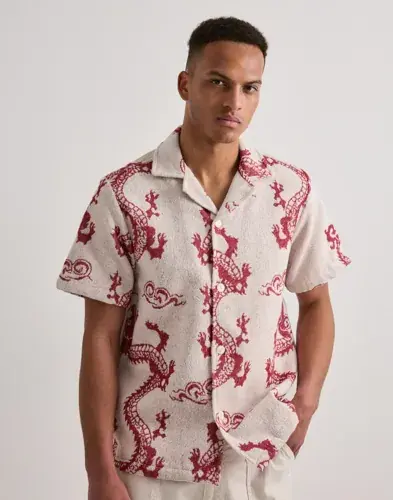 Oas OAS Nimbus Cuba Shirt Kortermede skjorter Rød