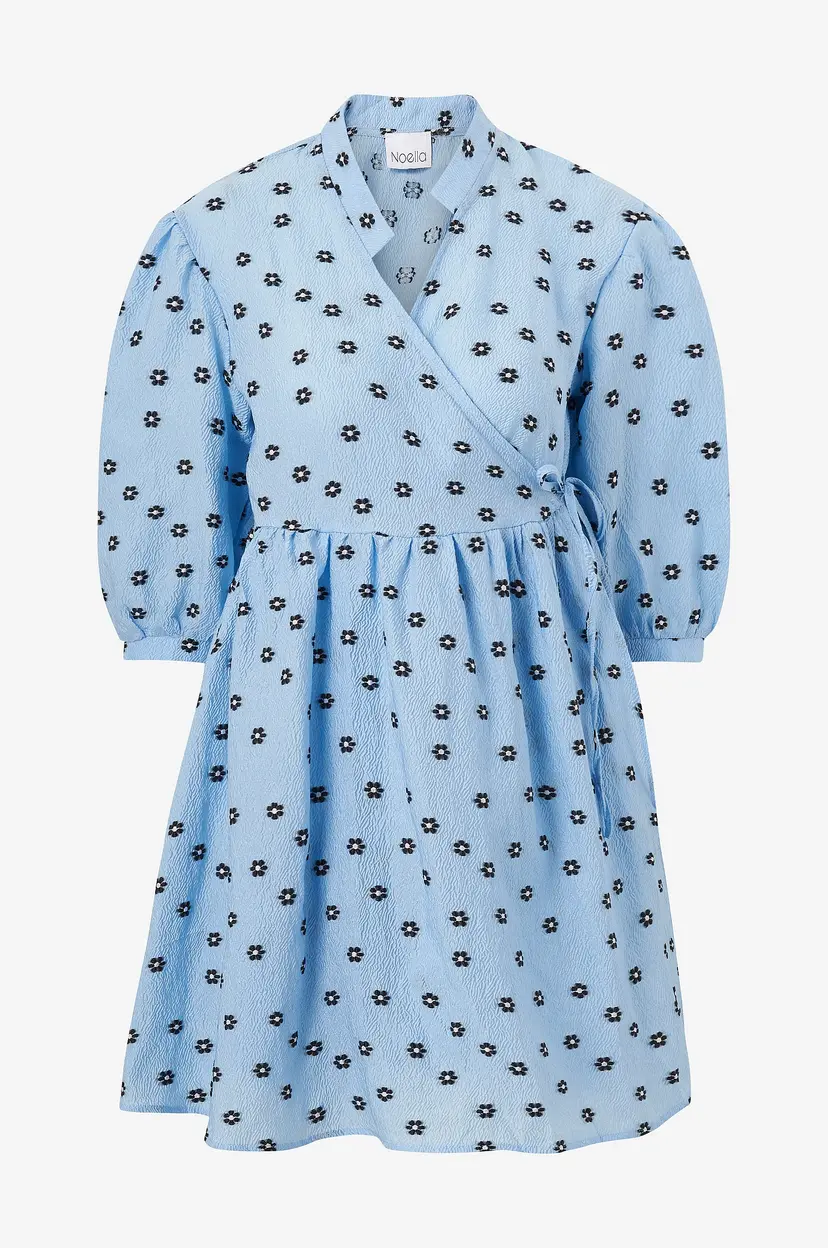 Noella Omslagskjole Tulip Aida Dress - Blå