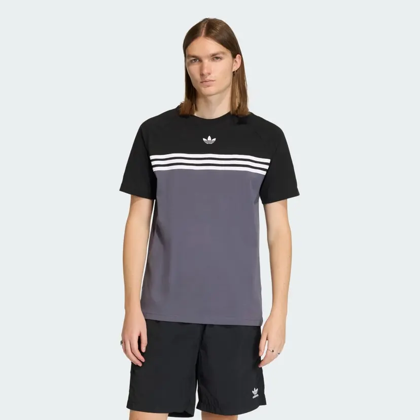 Adidas CHEST STRIPES T-SKJORTE
