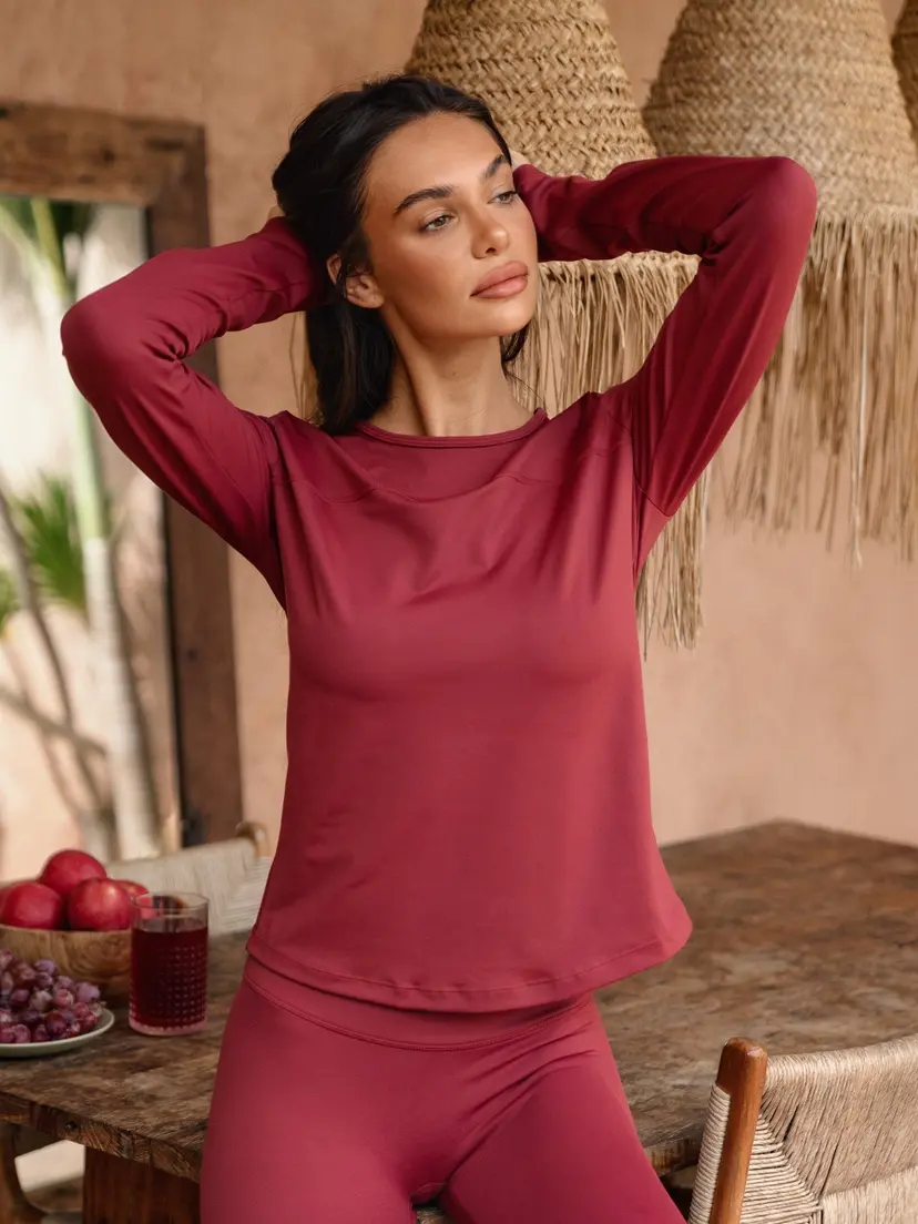 Balion Define Sweatshirt Wine Red
