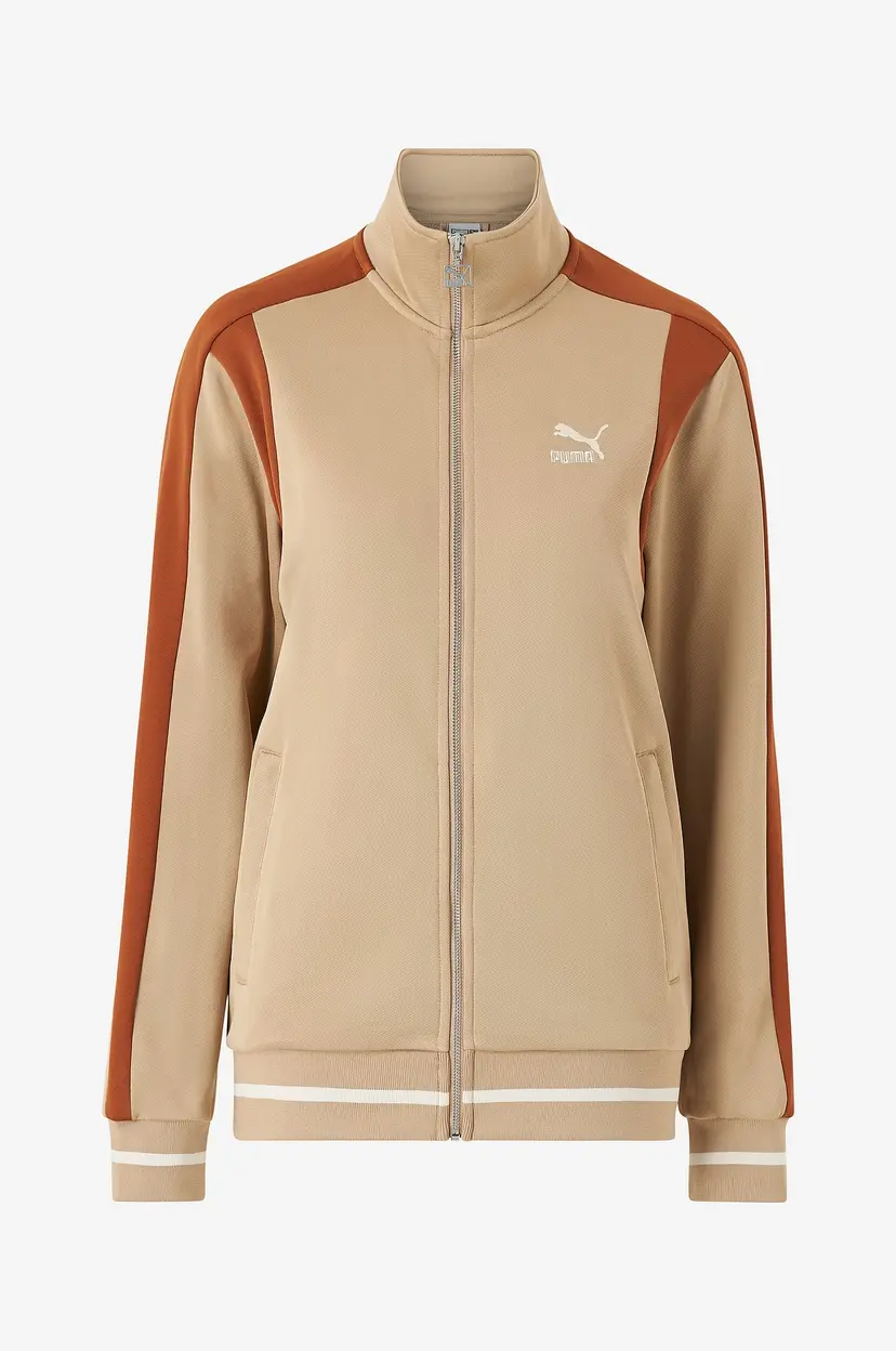 Puma Treningstrøye T7 For The Fanbase Track Jacket PT - Beige